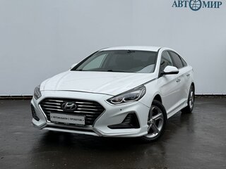 2017 Hyundai Sonata VII (LF) Рестайлинг, белый, 1570000 рублей, вид 1