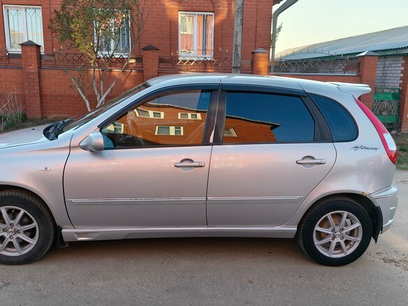 2007 Lada (ВАЗ) Kalina I, серебристый, 280000 рублей - вид 7