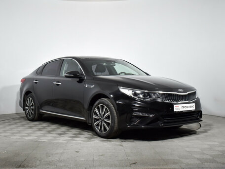 2019 Kia Optima IV Рестайлинг, чёрный, 1860000 рублей, вид 4