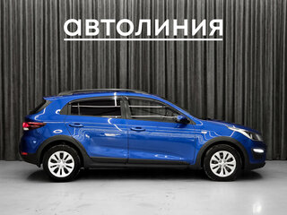 2018 Kia Rio X-Line IV, синий, 1330000 рублей, вид 4