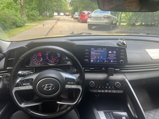 2021 Hyundai Elantra VII (CN7), жёлтый, 1485000 рублей, вид 5