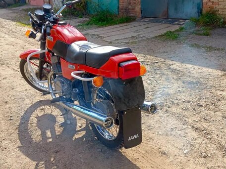 1987 Jawa 350/638, красный, 290000 рублей, вид 1