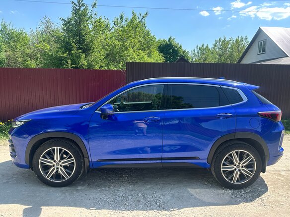 2022 Exeed LX I Рестайлинг, синий, 1650000 рублей - вид 2