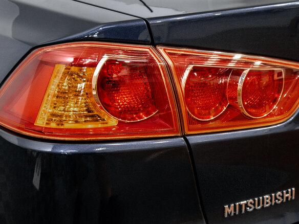 2007 Mitsubishi Lancer X, синий - вид 7
