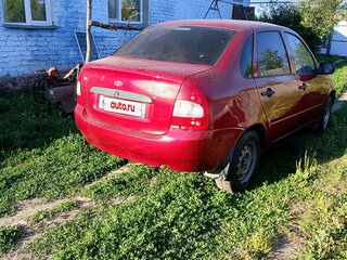 2008 Lada (ВАЗ) Kalina I, красный, 170000 рублей, вид 4