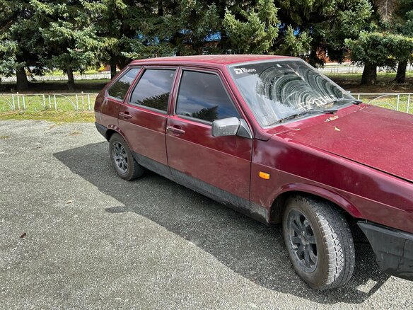 1996 Lada (ВАЗ) 2109, пурпурный, 120000 рублей - вид 7