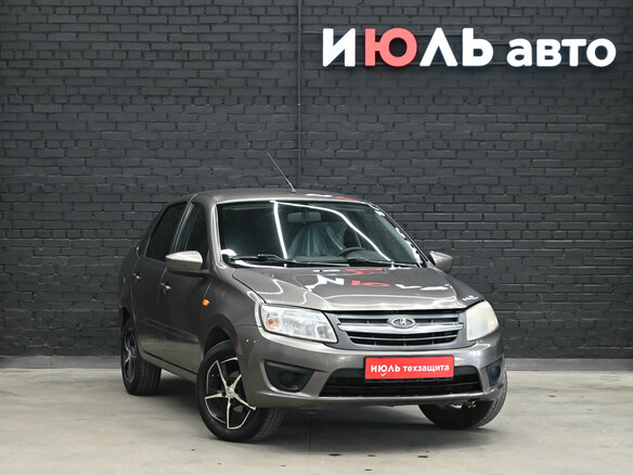 2015 Lada (ВАЗ) Granta I, коричневый, 350000 рублей - вид 3