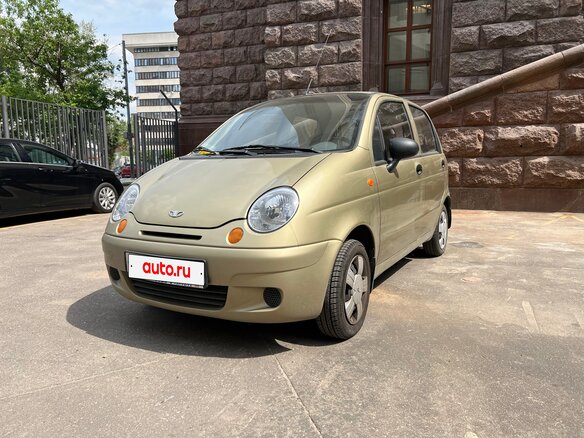 2007 Daewoo Matiz I Рестайлинг, жёлтый