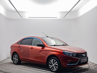2016 Lada (ВАЗ) Vesta I, красный, 549000 рублей, вид 3