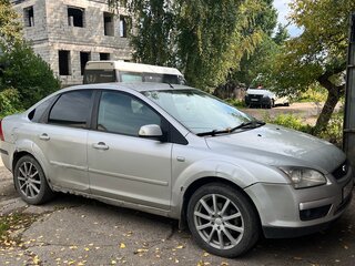 2007 Ford Focus II, серебристый, 220000 рублей, вид 3