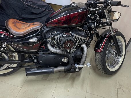 2005 Harley-Davidson Sportster 883, чёрный, 1500000 рублей, вид 1