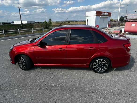 2021 Lada (ВАЗ) Granta Drive Active I Рестайлинг, красный, 890000 рублей - вид 8