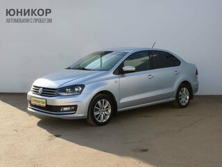 2015 Volkswagen Polo V Рестайлинг, серебристый, 1069000 рублей, вид 1