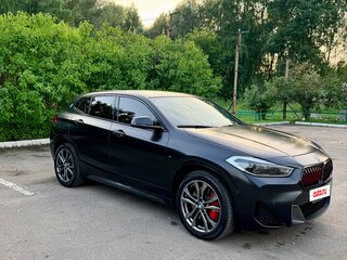 2021 BMW X2 xDrive18d I (F39), чёрный, 3650000 рублей, вид 4