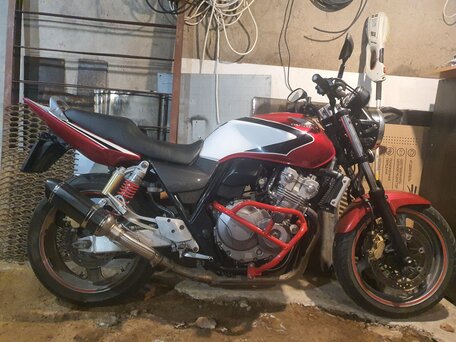 2008 Honda CB 400 Super Four, красный, 410000 рублей, вид 1