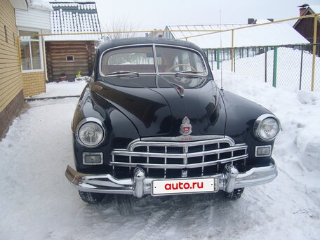 1953 ГАЗ 12 ЗИМ, чёрный, 5500000 рублей, вид 1