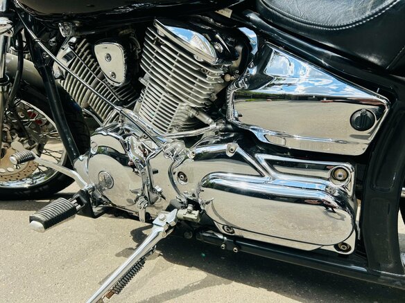 2003 Yamaha XVS1100, чёрный, 480000 рублей - вид 2