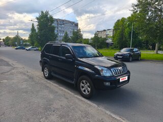 2008 Toyota Land Cruiser Prado 5-speed 120 Series Рестайлинг, чёрный, 1870000 рублей, вид 4
