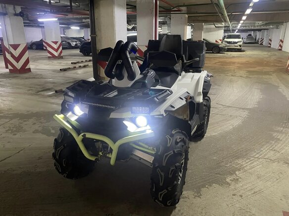 2016 Stels ATV-800 Guepard Trophy, белый, 670000 рублей