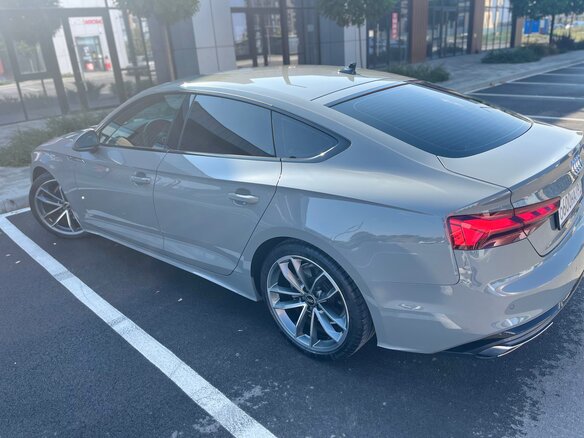 2022 Audi A5 Sportback 40 TFSI II (F5) Рестайлинг, серый, 4400000 рублей - вид 4