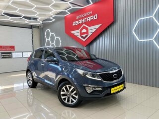 2014 Kia Sportage III Рестайлинг, синий, 1747000 рублей, вид 1