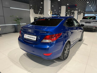 2012 Hyundai Solaris I, синий, 768000 рублей, вид 3