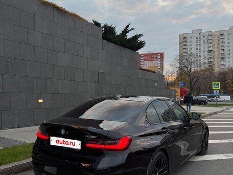 2021 BMW 3 серии 320i VII (G2x), чёрный, 3300000 рублей, вид 3