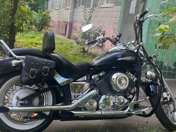 1996 Yamaha XVS400 Drag Star, чёрный, 360000 рублей - вид 9