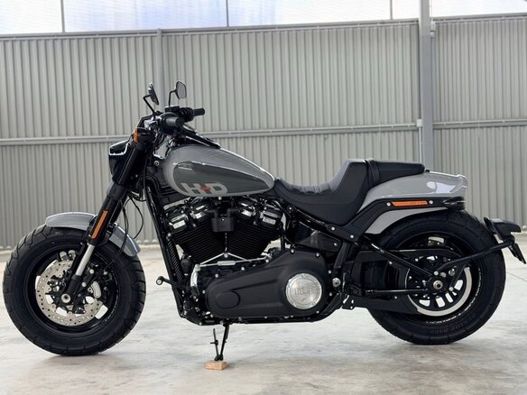 2024 Harley-Davidson Fat Bob, серый - вид 4