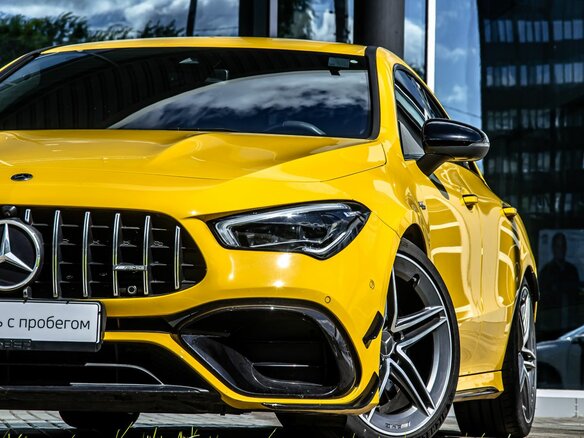 2021 Mercedes-Benz CLA AMG 45 AMG S II (C118, X118), жёлтый - вид 17