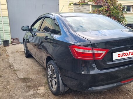 2016 Lada (ВАЗ) Vesta I, чёрный, 570000 рублей, вид 3
