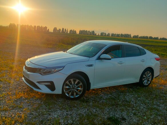 2019 Kia Optima IV Рестайлинг, белый, 1195000 рублей - вид 22