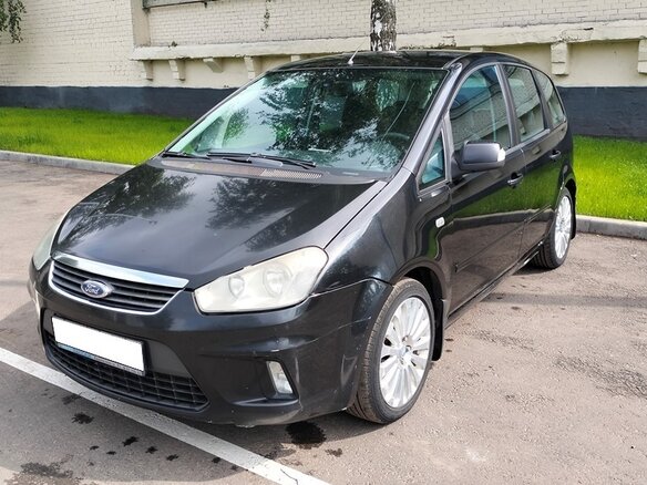 2009 Ford C-MAX I Рестайлинг, чёрный - вид 1