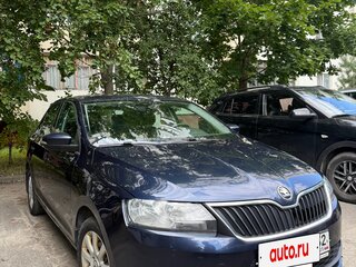 2017 Skoda Rapid I, синий, 1300000 рублей, вид 2