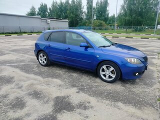 2006 Mazda 3 I (BK) Рестайлинг, синий, 440000 рублей, вид 1