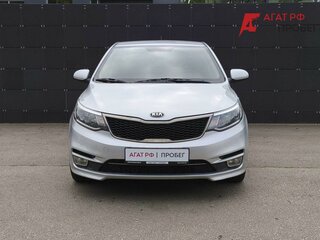 2017 Kia Rio III Рестайлинг, серебристый, 1245000 рублей, вид 2