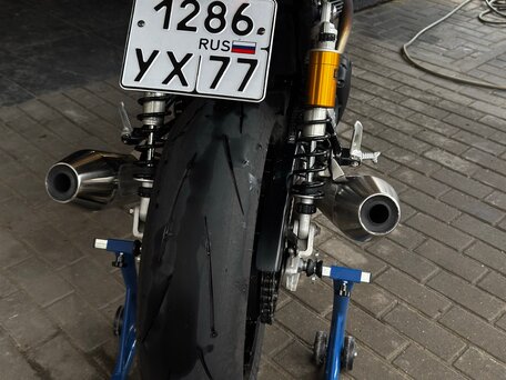 2022 Triumph Thruxton, голубой, 2000000 рублей, вид 5