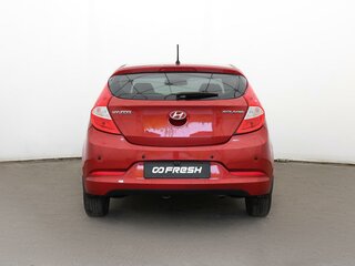 2014 Hyundai Solaris I Рестайлинг, красный, 868000 рублей, вид 4