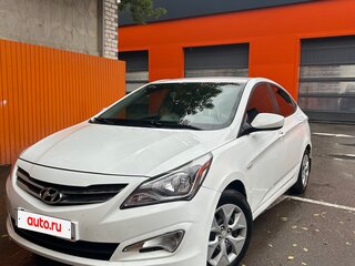 2016 Hyundai Solaris I Рестайлинг, белый, 730000 рублей, вид 1