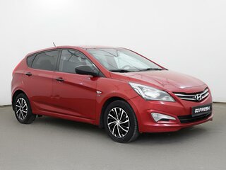 2014 Hyundai Solaris I Рестайлинг, красный, 868000 рублей, вид 2