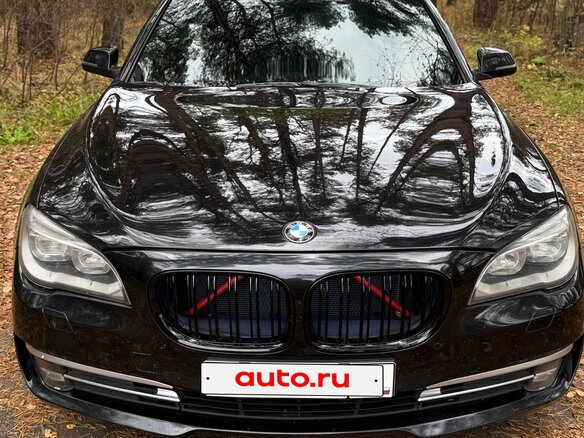 2009 BMW 7 серии 740d xDrive V (F01/F02/F04), чёрный, 1750000 рублей