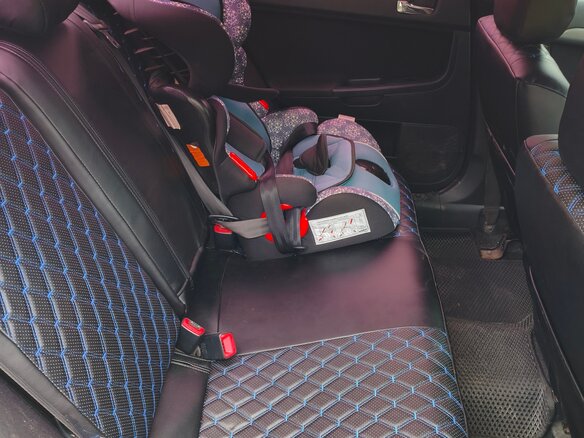 2007 Mitsubishi Lancer X, синий, 450000 рублей - вид 10