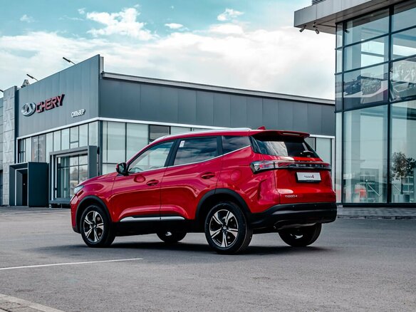 2025 Chery Tiggo 4 I Рестайлинг 2, красный, 2404710 рублей - вид 7