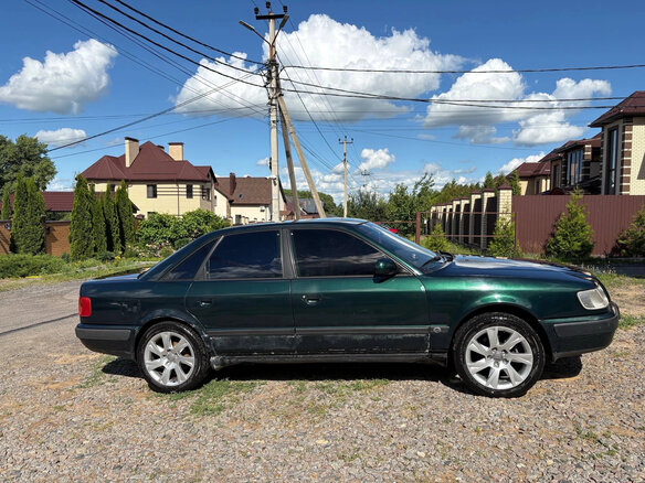 1991 Audi 100 IV (C4), зелёный, 235000 рублей - вид 2