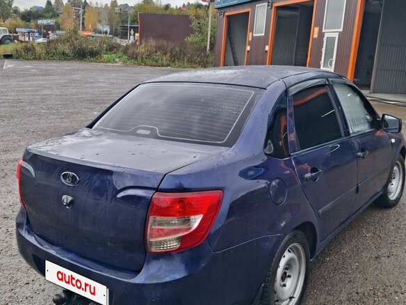 2012 Lada (ВАЗ) Granta I, синий, 235000 рублей - вид 3