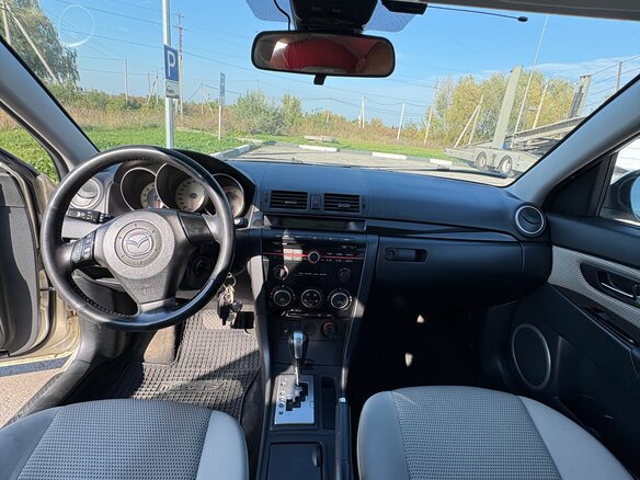 2008 Mazda 3 I (BK) Рестайлинг, золотистый, 750000 рублей - вид 11