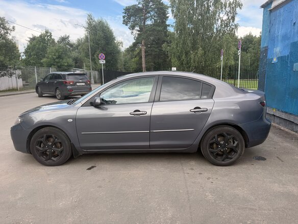 2007 Mazda 3 I (BK) Рестайлинг, серый - вид 6