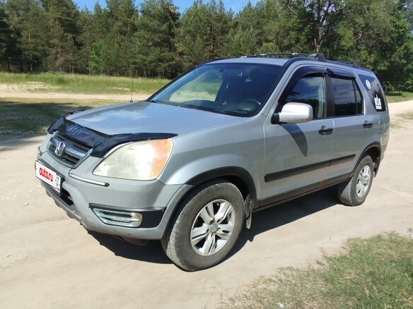 2002 Honda CR-V II, серебристый, 610000 рублей - вид 1