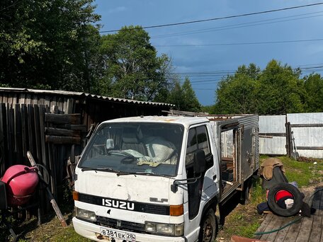 1991 Isuzu Elf (N-series), белый, 350000 рублей, вид 1