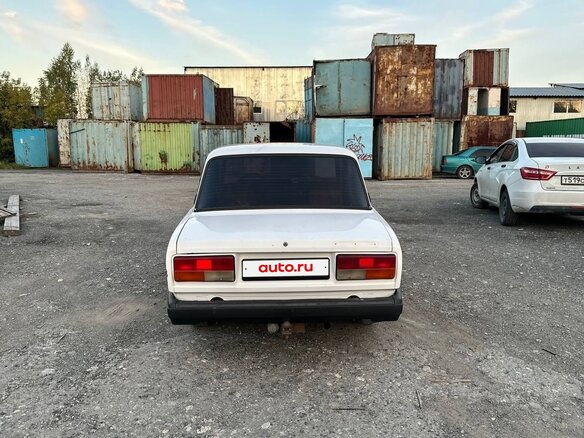 1991 Lada (ВАЗ) 2107, белый, 140000 рублей - вид 2